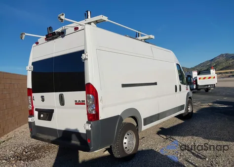 2018 Ram Promaster 2500 High Roof 159 Wb from USA, damaged, VIN 3C6TRVDG4JE105521